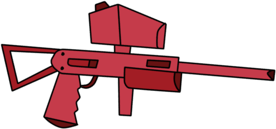 Paintball Gun - Total Drama Paint Ball Gun (679x673)
