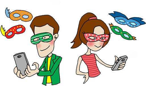 What Is The Best Way To Keep In Touch With Someone - Cartoon (540x319)