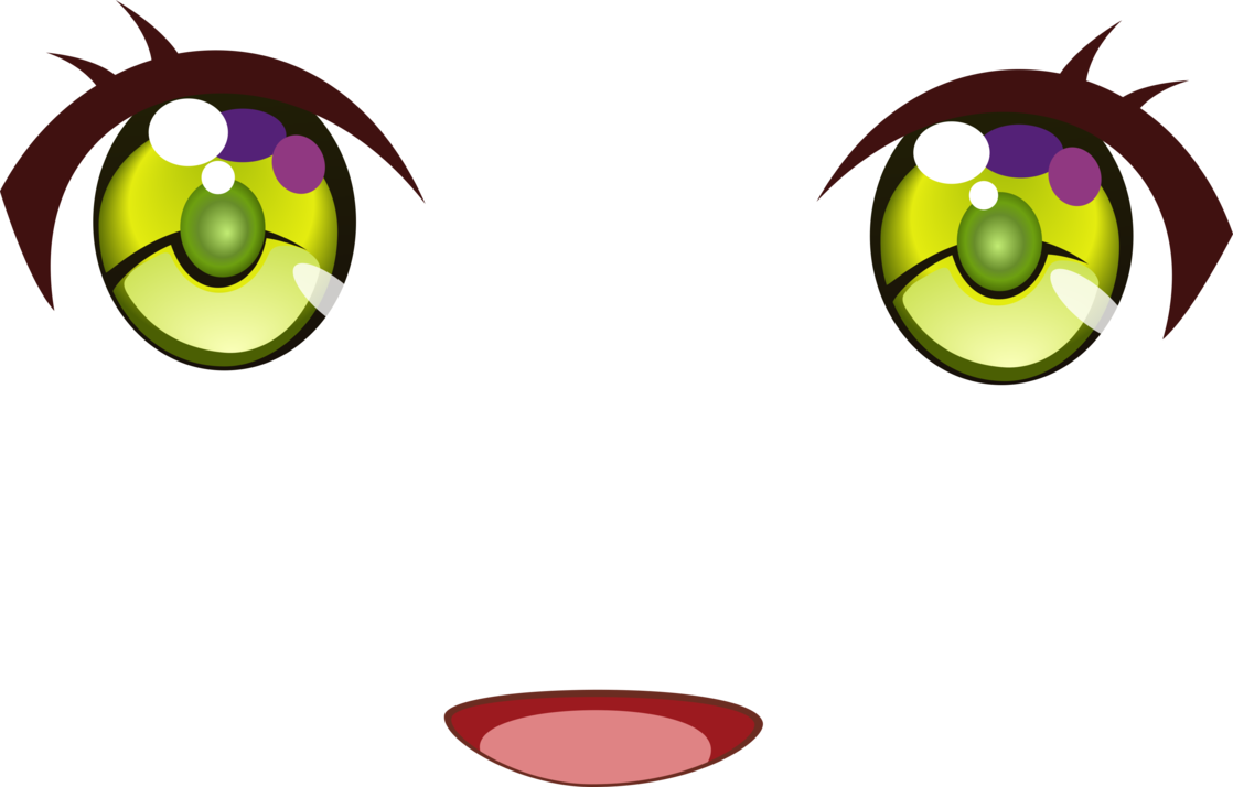 Yellow-green Eyes Smile - Smiley (1118x714)
