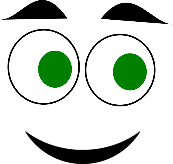 Green Eyes Clipart - Stein Ins Wasser (600x567)