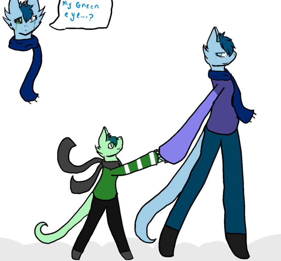 The Green Eye - Cartoon (926x862)