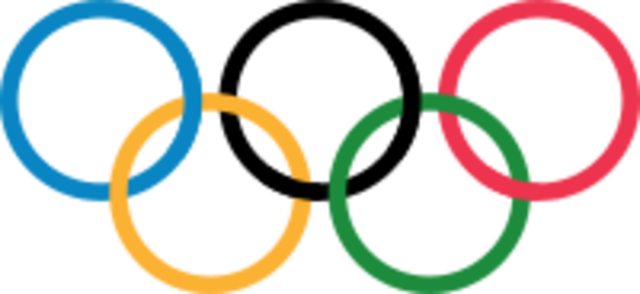 First Olympic Games - Olympic Rings Without Rims (640x294)