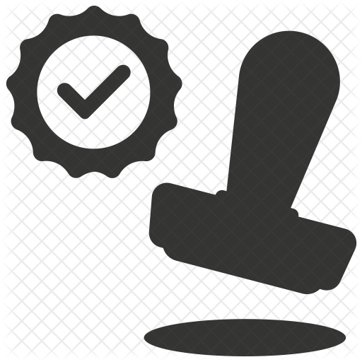 Post Stamp Icon - Vector Graphics (512x512)