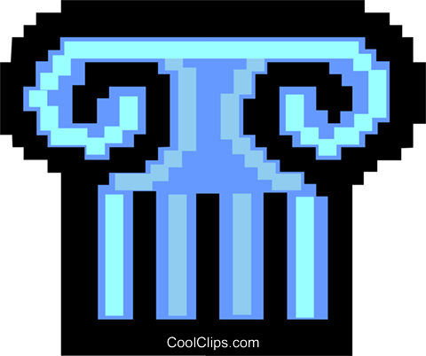 Greek Pedestal Royalty Free Vector Clip Art Illustration - Graphic Design (480x402)