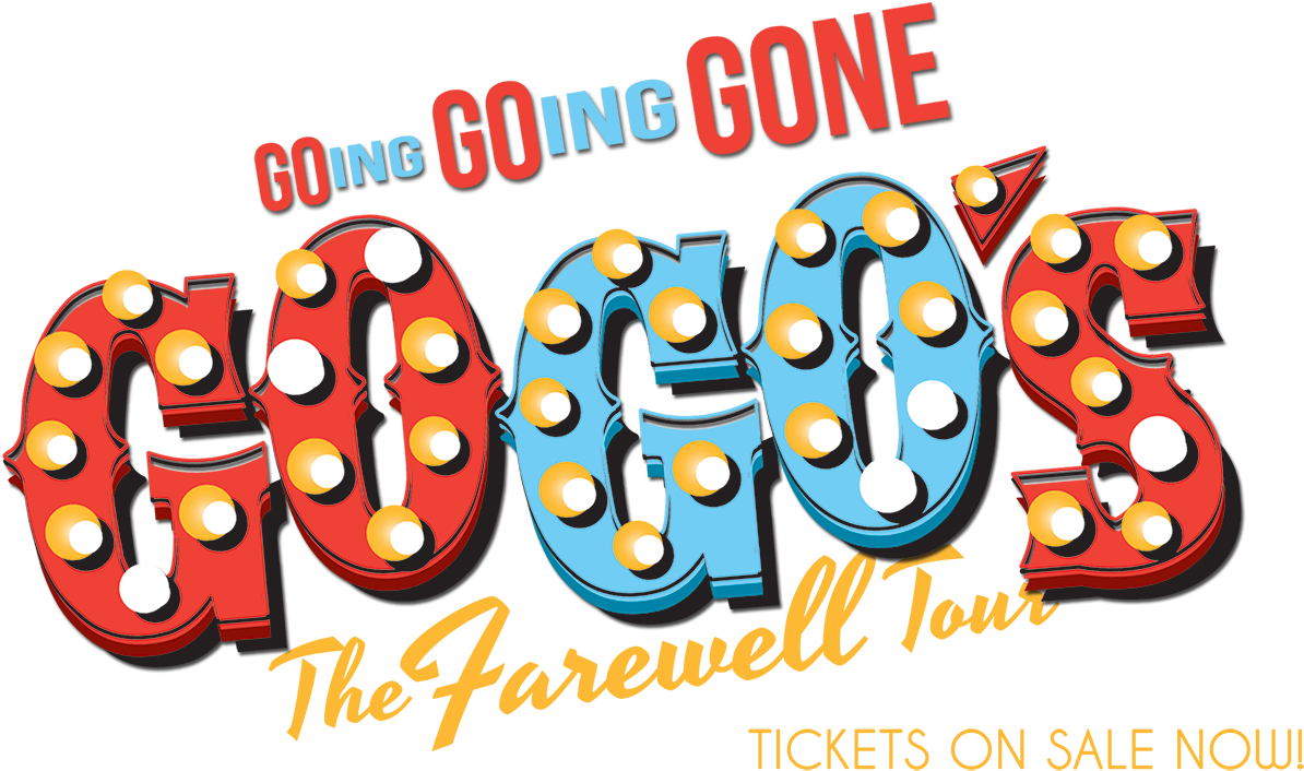 With The Purchase Of The Vip Package*, Fans Will Receive - Go Go's Tour Logo -going Going Gone- B52's Mens S To (1200x719)