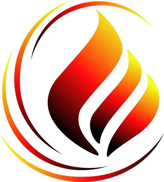 Flame Logo Sondaica Clip Art At Clker - Flaming Ball Logo (540x600)