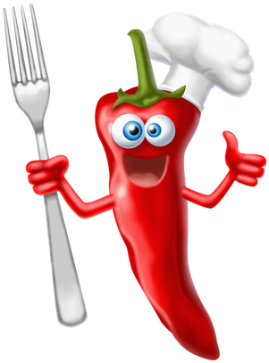 Gifs Divertidos - Red Chili Cartoon Png (332x440)