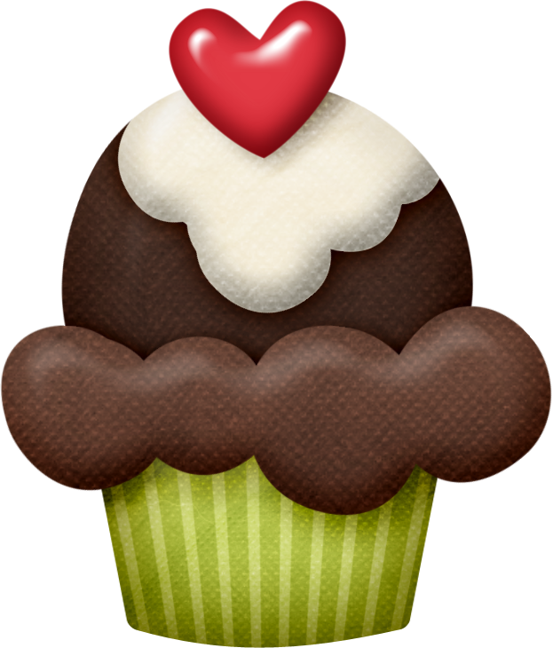 María José Argüeso - Imagenes De Cupcakes En Caricatura (623x730)