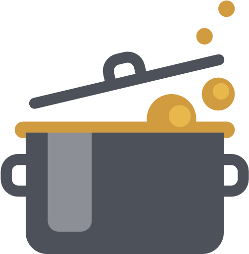 Pin Stew Pot Clipart - Pot Icon Png (512x512)