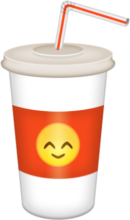 Milkshake Clipart Emoji - Soda Emoji Png (480x480)