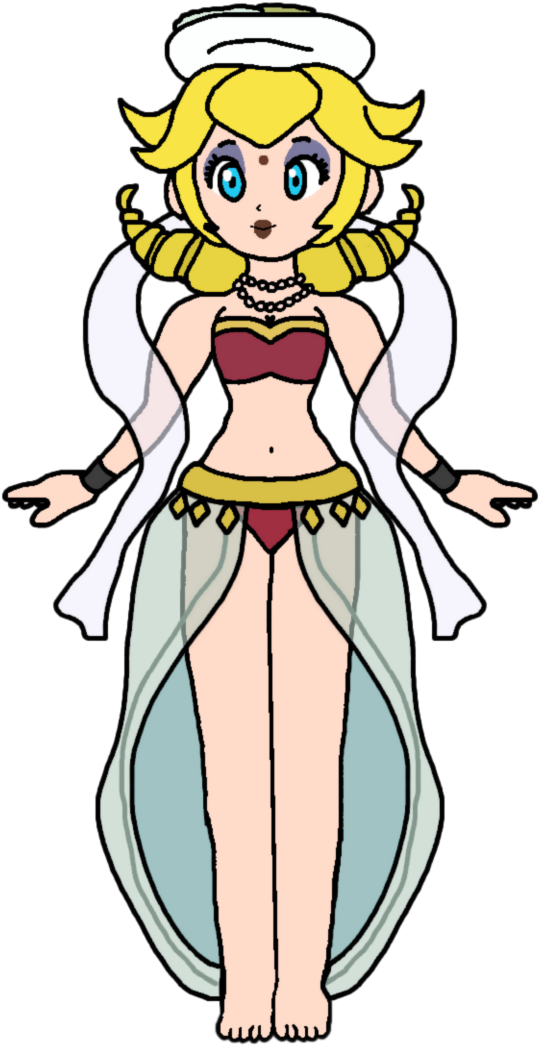 Mrs Apsara By Katlime - Peach (720x1109)
