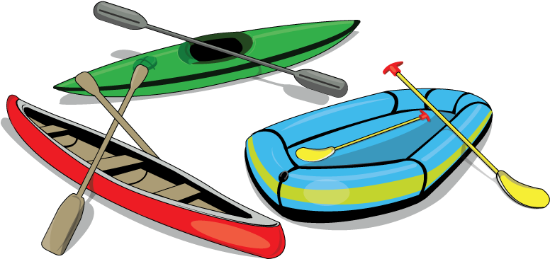 Canoes, Kayaks, Rafts, & Tubes - Watercraft (792x397)