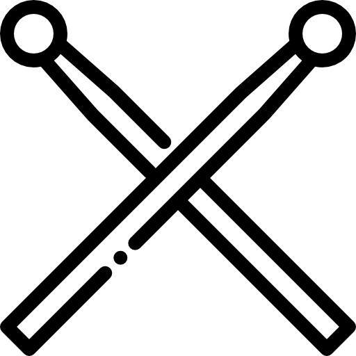 Drumsticks Free Icon - Fork And Spoon Outline (512x512)