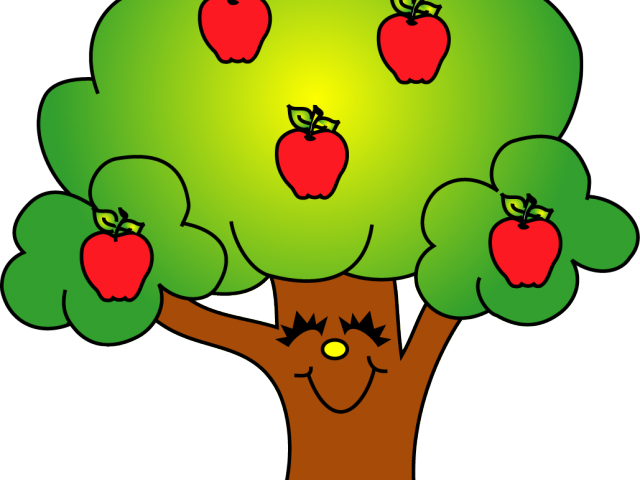 Tree Clipart Clipart Way Up High In - Apple Bulletin Board Ideas (640x480)