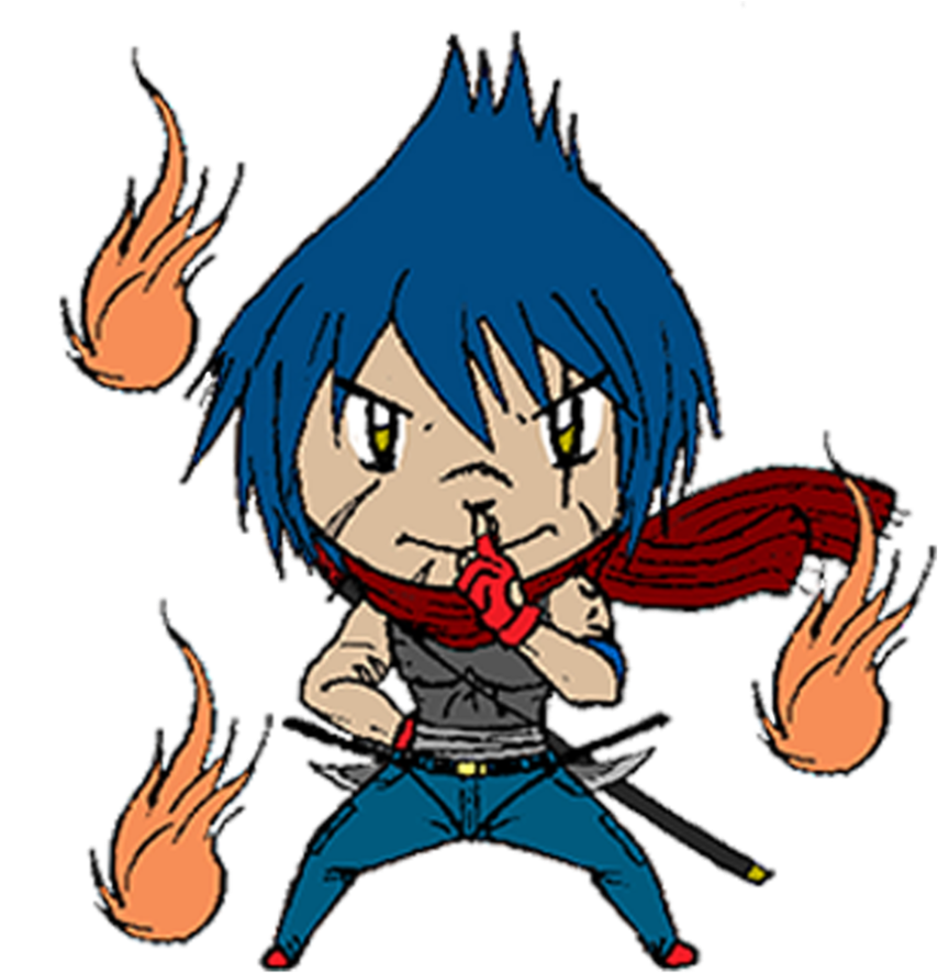 Jin Katana Chibi By Jigensuzuki - Cartoon (894x894)