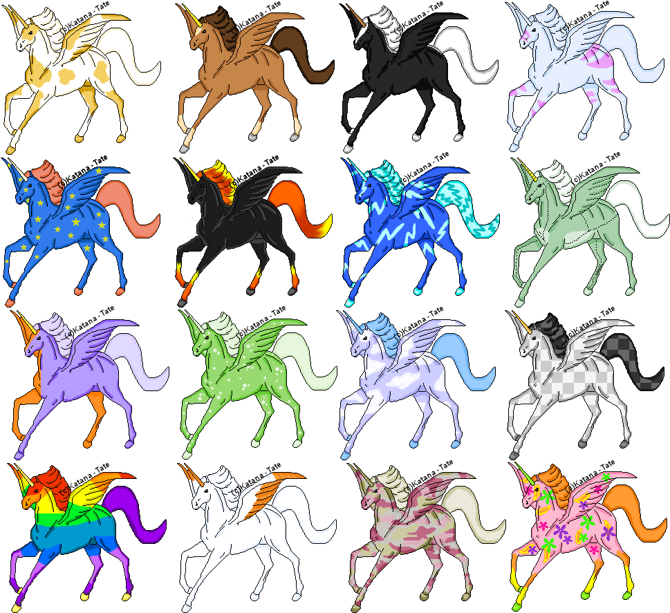 Neopets Uni Free Adoptables 2 By Katana-tate - Neopet Adoptables (975x895)