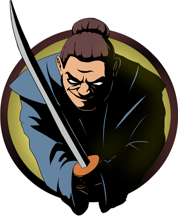 Man Katana Old - Shadow Fight 2 Character (800x800)