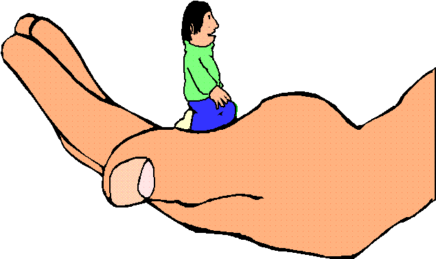 God's Hand Clipart - God's Hands Clipart (636x385)