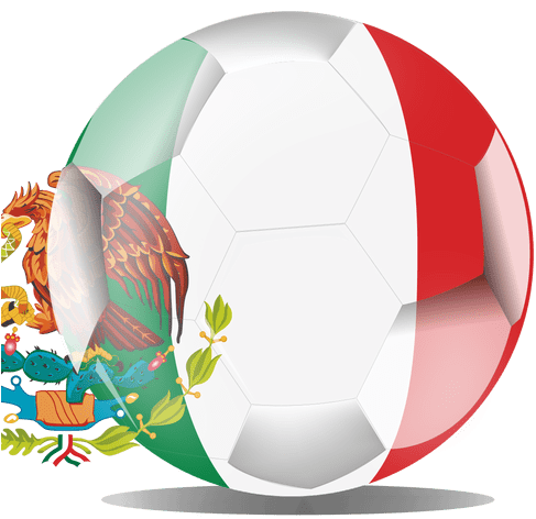 Mexico Football Flag - Bandeira Do Mexico (512x512)