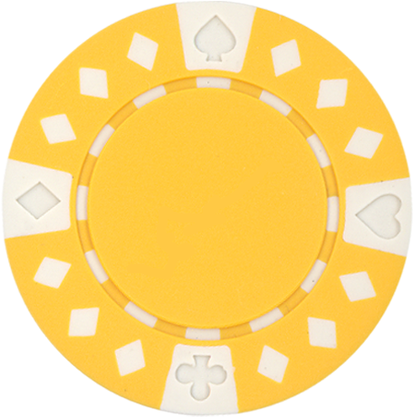 Clay Composite Diamond Suited Poker Chips 50 - Circle (464x461)