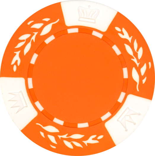 Crown Wheatear No Metal Insert Clay - 50pcs Clay Wheat 12 Gram Poker Chips Red Color By Mrc (523x526)