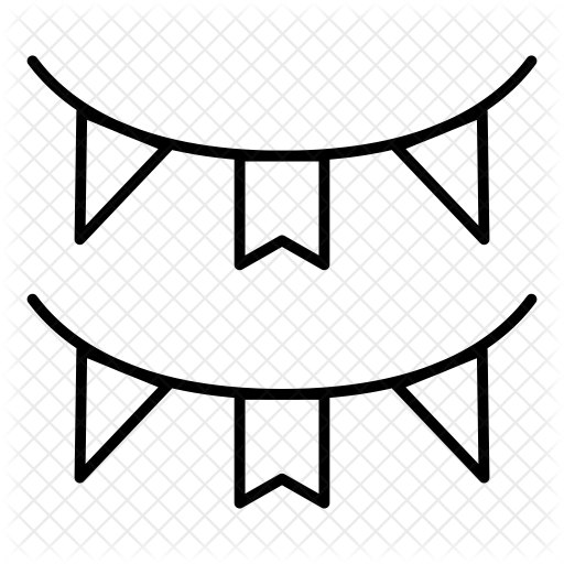 Decoration Bunting Icon - Child (512x512)