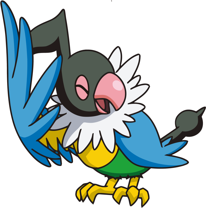 Talking Pokes - Chatot Pokemon (835x843)