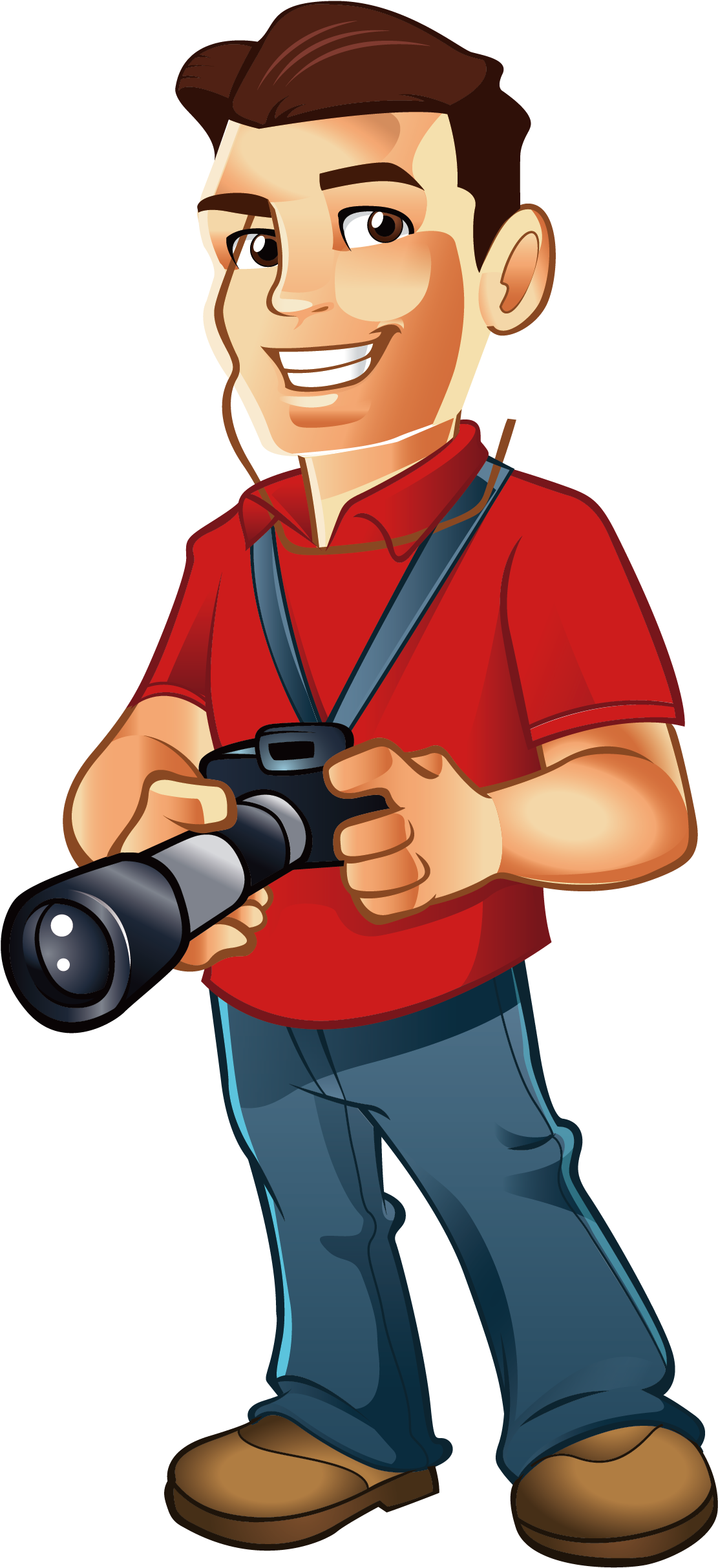 Photographer Photography Cartoon Clip Art - Photographer Cartoon (2500x2500)