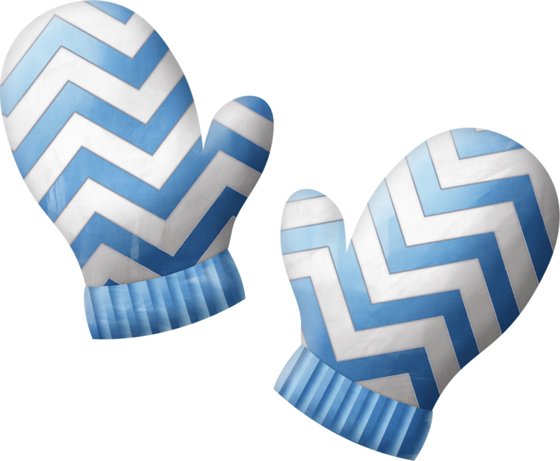 Rainbow Winter Mittens {creative Clips Digital Clipart} - Blue Mittens Clipart (800x658)