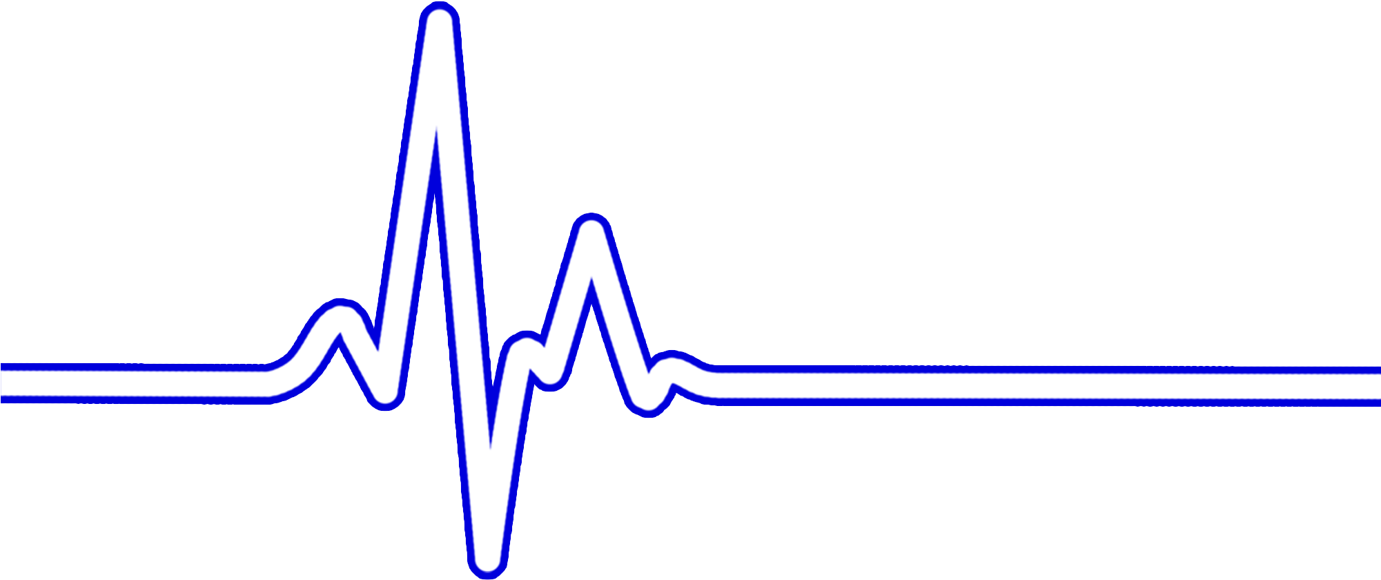 Heart Rate Bpm Ecg Ekg - Line Art (2000x1500)