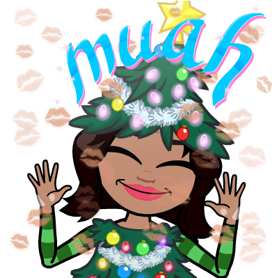 We Hope You Have A Fantastic And Happy Hanukkah, Happy - Bitmoji Kisses (398x398)
