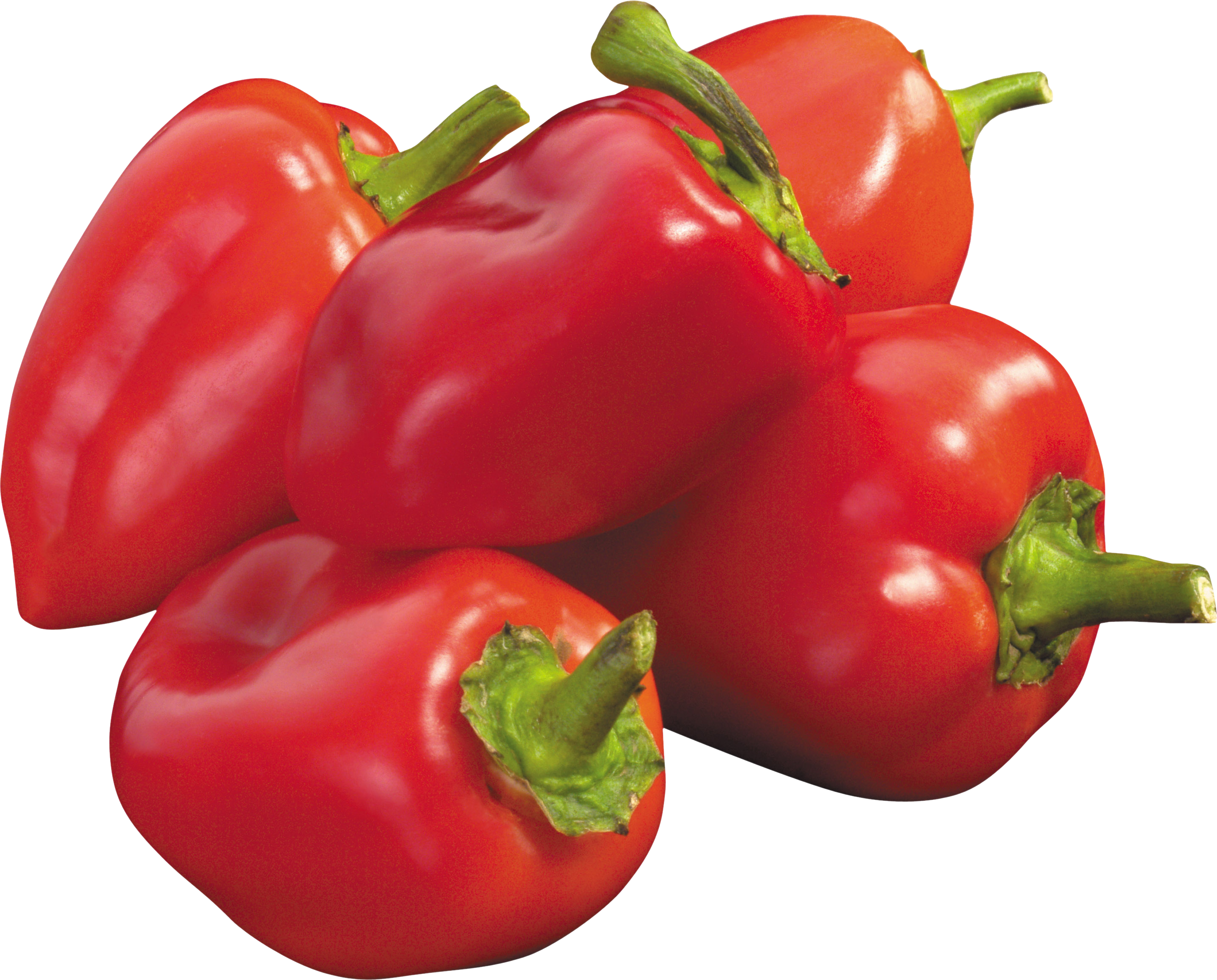 Red Pepper Png Image - Red Bell Peppers Png (2878x2318)