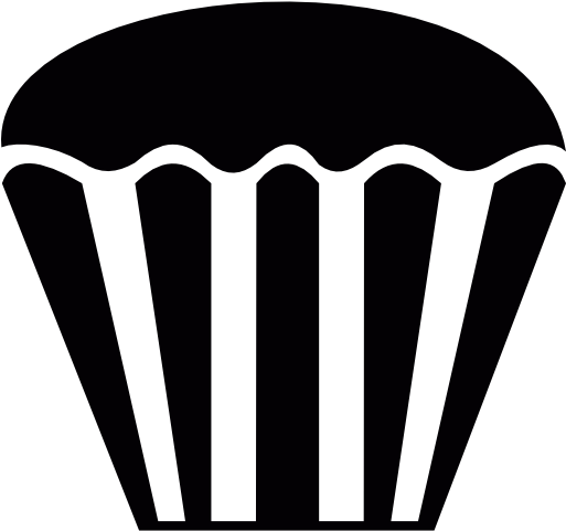 Paper Cupcake Free Icon - Dessert (1280x1220)