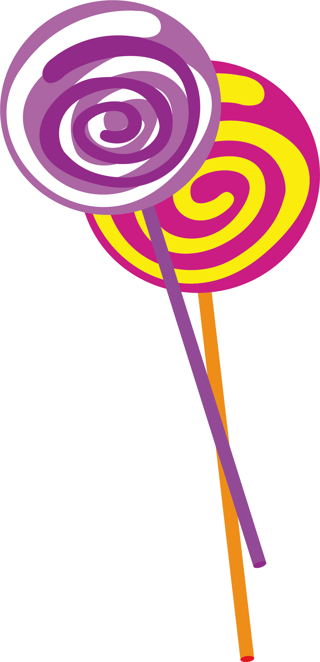 Purple Candy On White Background Royalty Free Cliparts, - Vector (1109x2288)