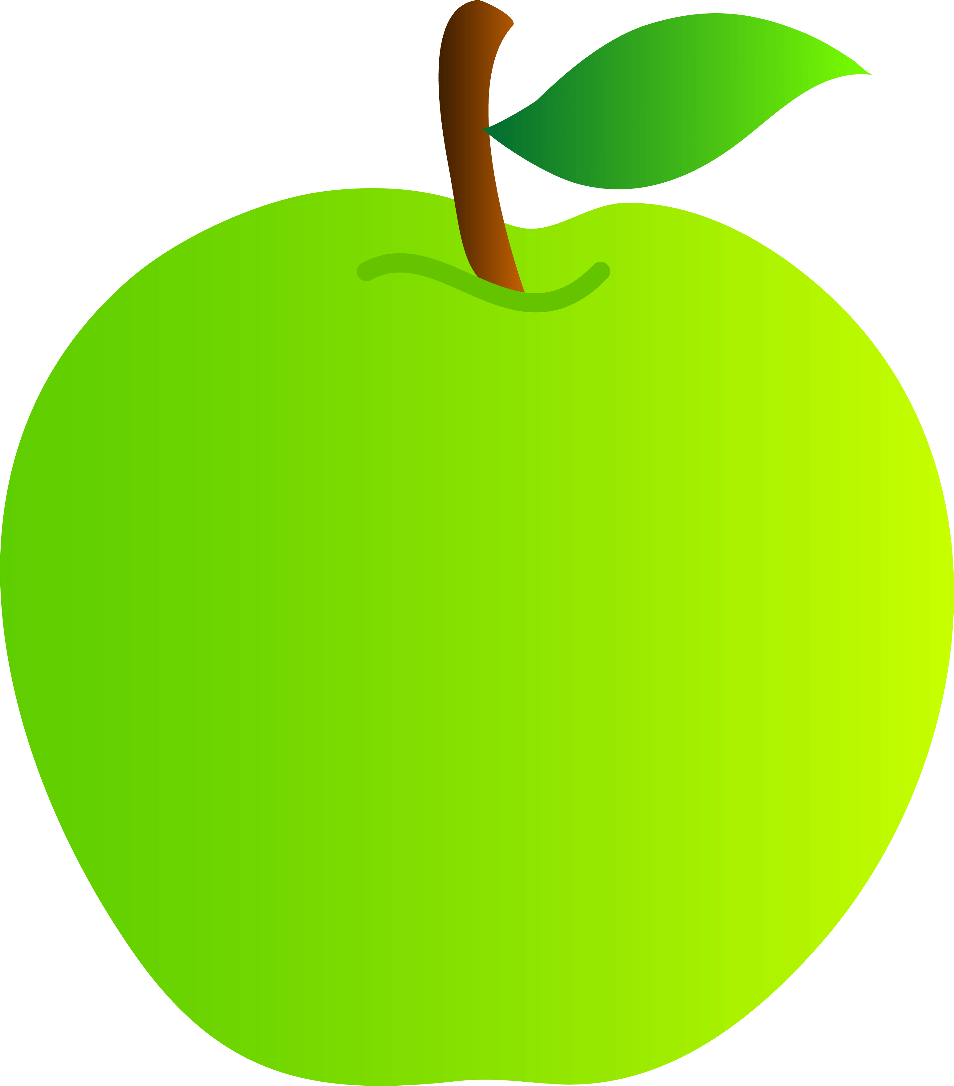Sour Apple Clipart - Sour Apple Clipart (3097x3526)