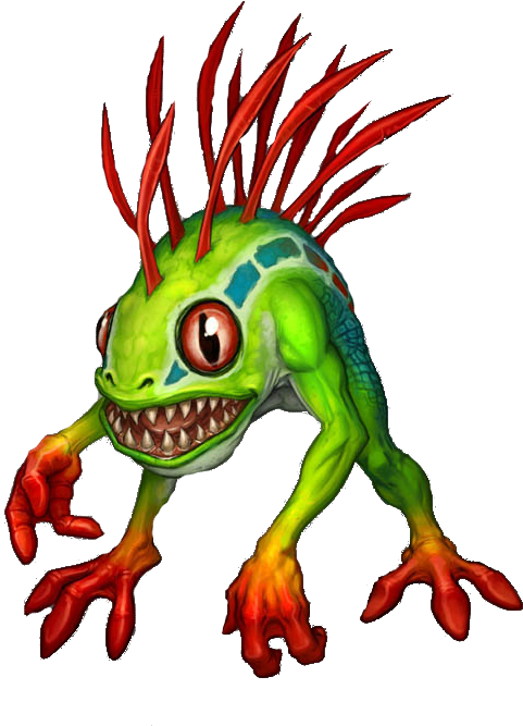 Murlocs Are Hostile Creatures Found Well All Over The - World Of Warcraft Murloc Png (550x710)