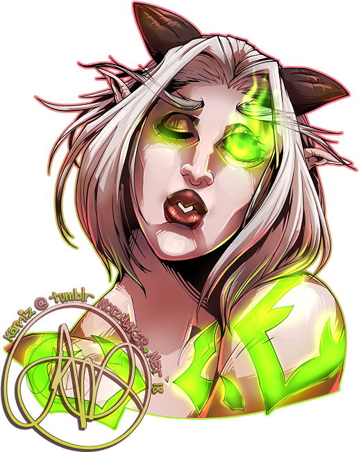 World Of Warcraft - Digital Art (540x699)