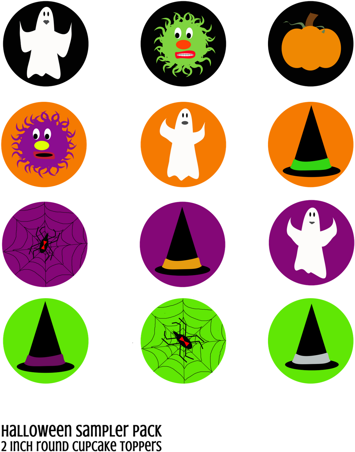 Halloween Printables For Kid's Party - Topper Halloween Png (1236x1600)
