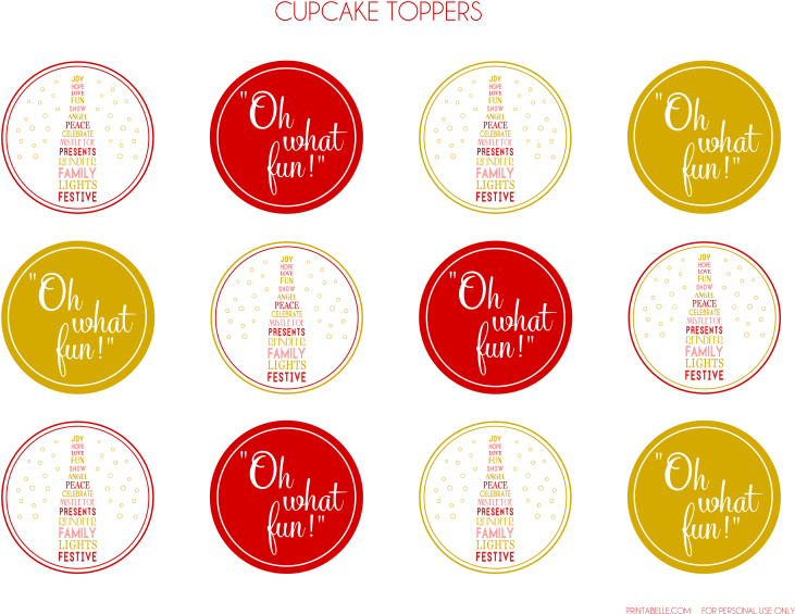 Free Oh What Fun And Favorite Things Holiday Party - Circle (776x600)