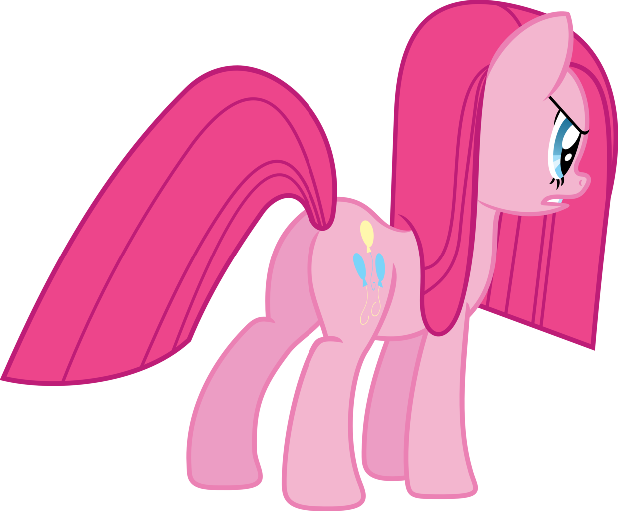 1055125 Artist Porygon2z Party Of One Pinkamena Diane - Illustration (1238x1024)
