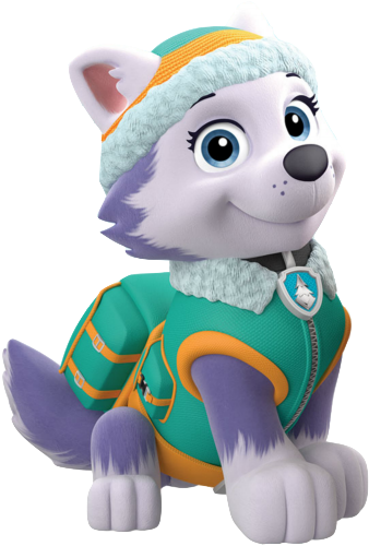 Paw Patrol Birthday - Paw Patrol Skye And Everest (490x603)