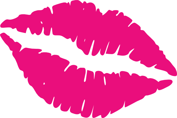 Lips Clip Art Free Kiss - Personalised Hen Party Night Do Sash In Pink/birthday (600x399)