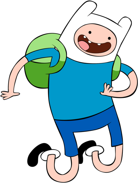 Adventure Time Finn Clipart - Happy Finn From Adventure Time (500x674)