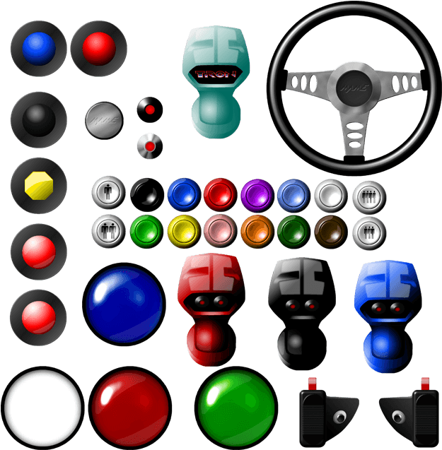 Arcade Clipart - Spaceship Control Panel Clipart (648x648)