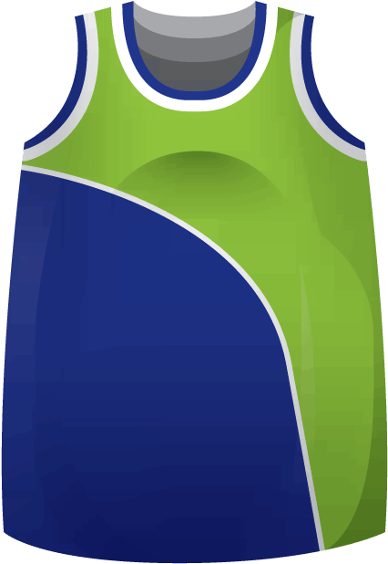 Baseline Reversible Ladies Basketball Jersey - Basketball Uniform Blue Green (450x633)