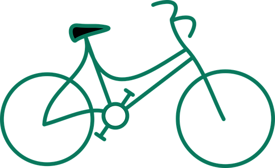Bicycle, Lady, Cycle, Bike, Handle - Bicycle Clip Art (554x340)
