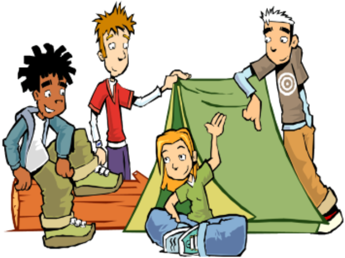 Victory Congregational - Friends Hanging Out Clipart (700x516)