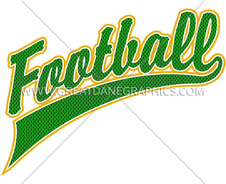 Football Script Embroidery Design (825x629)