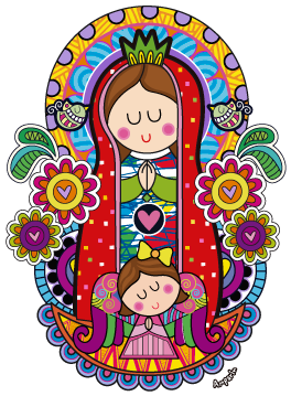 Distroller Güorld - Virgen De Guadalupe Distroller (350x369)