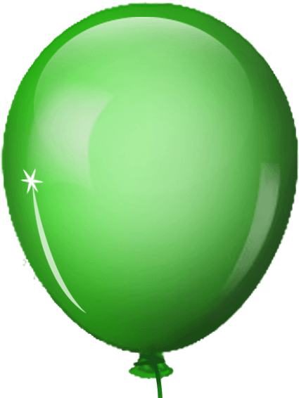 Answering This Incorrectly Will Reduce The Total Time - Green Balloon Transparent Background Png (556x582)